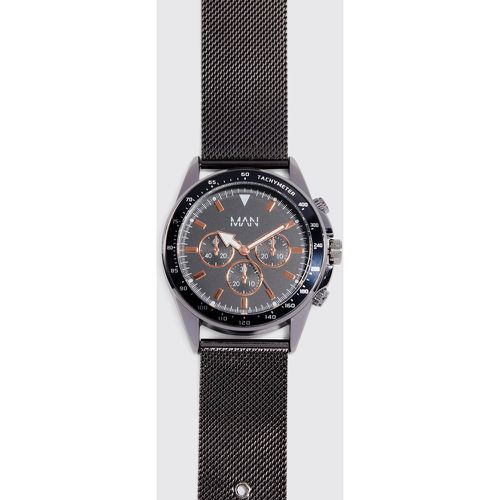 Montre bracelet en mesh - MAN - ONE SIZE - Boohooman - Modalova