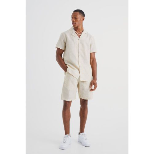 Ensemble avec chemise à manches courtes et short - L - Boohooman - Modalova