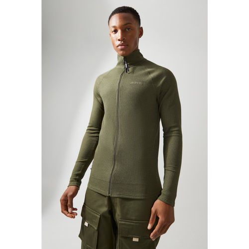 Top de sport moulant en tissu gaufré homme - L - Boohooman - Modalova