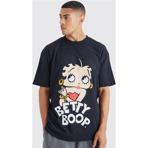 T-shirt oversize à imprimé Betty Boop - Boohooman - Modalova