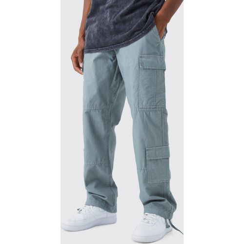 Pantalon cargo ample à poches multiples - Boohooman - Modalova