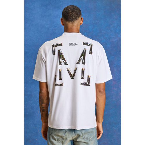 Tall - T-shirt oversize imprimé M - Boohooman - Modalova