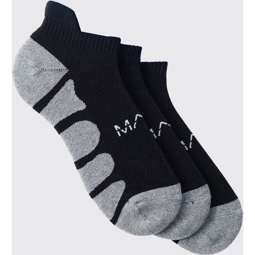 Lot de 3 paires de chaussettes de sport - MAN Active - ONE SIZE - Boohooman - Modalova