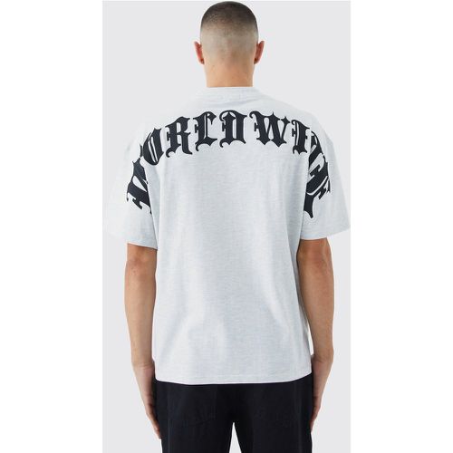 T-shirt oversize à slogan - Boohooman - Modalova