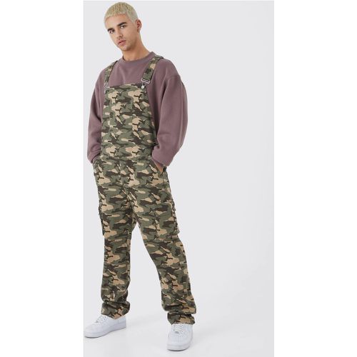 Salopette cargo à imprimé camouflage - S - Boohooman - Modalova