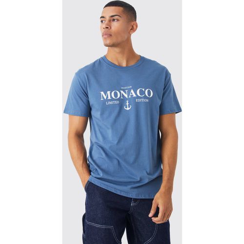 T-shirt oversize Monaco Limited Edition - Boohooman - Modalova