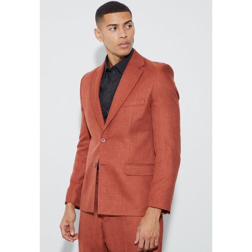 Blazer oversize texturé - 34 - Boohooman - Modalova