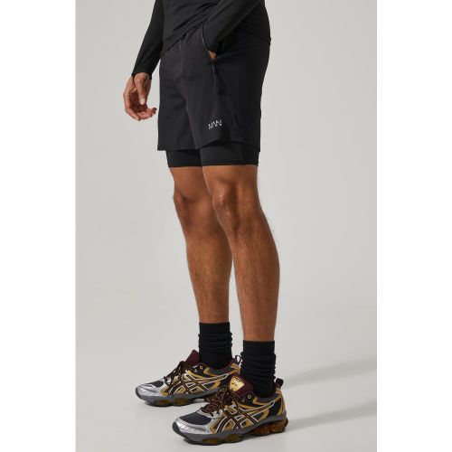 Short 2 en 1 - MAN Active homme - 2XL - Boohooman - Modalova