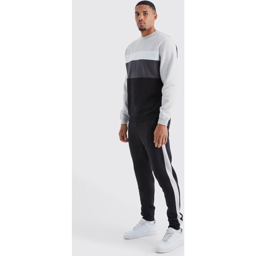 Tall - Survêtement color block - Boohooman - Modalova