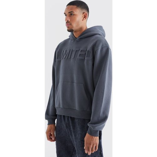 Tall - Sweat à capuche oversize à slogan homme - L - Boohooman - Modalova