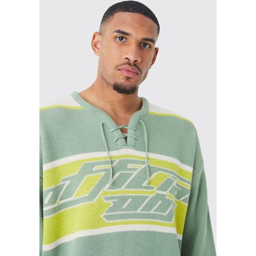 Tall - Maillot de hockey oversize noué - L - Boohooman - Modalova