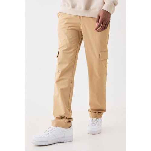 Pantalon cargo stretch habillé - 28 - Boohooman - Modalova