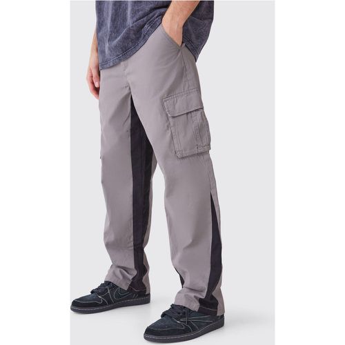 Pantalon cargo à taille fixe - S - Boohooman - Modalova