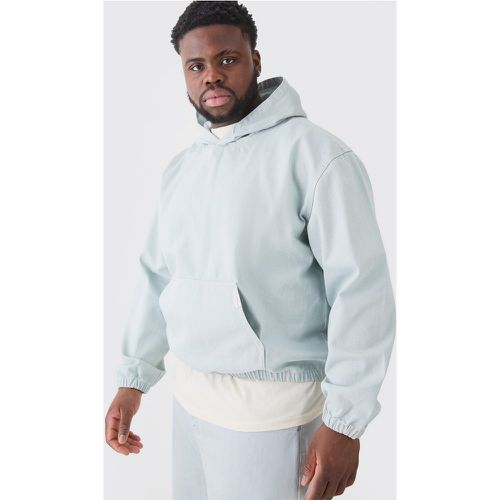 Grande taille - Sweat à capuche surteint en jean homme - XXL - Boohooman - Modalova