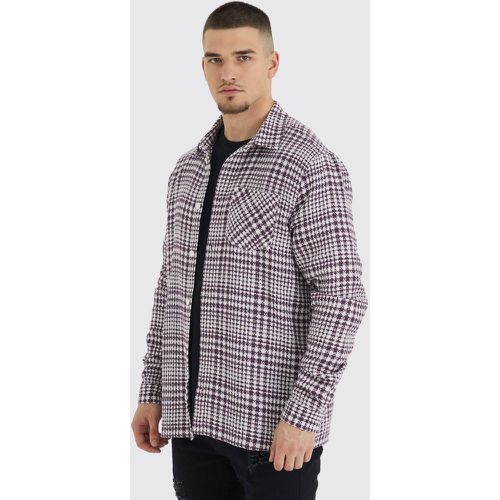 Tall - Surchemise texturée à carreaux - XXL - Boohooman - Modalova