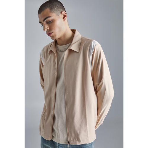 Chemise universitaire à manches longues - S - Boohooman - Modalova