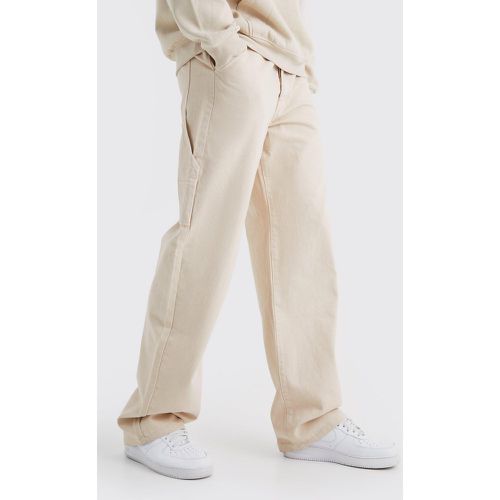 Tall - Jean charpentier baggy surteint homme - 36 - Boohooman - Modalova