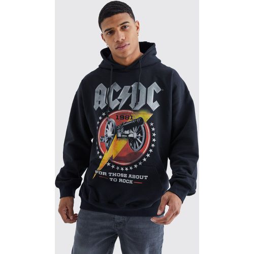 Sweat à capuche oversize à imprimé ACDC homme - XL - Boohooman - Modalova