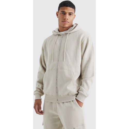 Sweat à capuche zippé homme - S - Boohooman - Modalova