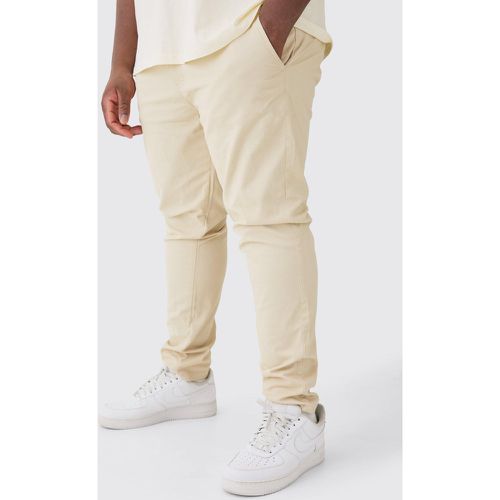 Grande taille - Pantalon chino skinny à talle fixe - 40 - Boohooman - Modalova