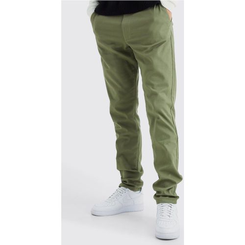 Tall - Pantalon chino cintré à taille fixe - 30 - Boohooman - Modalova