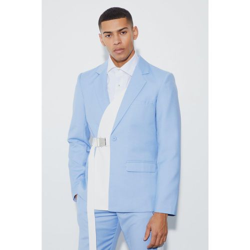 Blazer cintré color block - 38 - Boohooman - Modalova