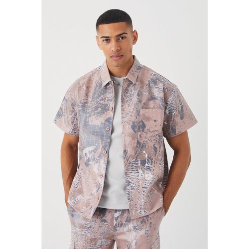 Chemise oversize à manches courtes - M - Boohooman - Modalova