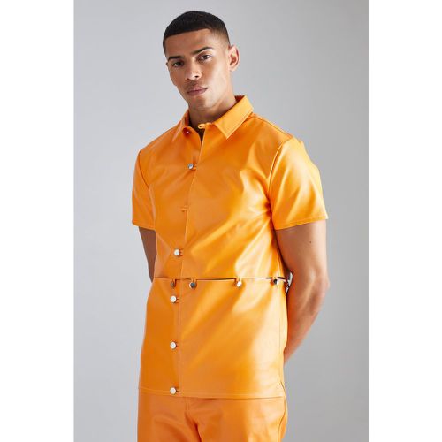 Chemise détachable à manches courtes - L - Boohooman - Modalova