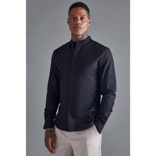 Chemise cintrée à manches longues - XS - Boohooman - Modalova