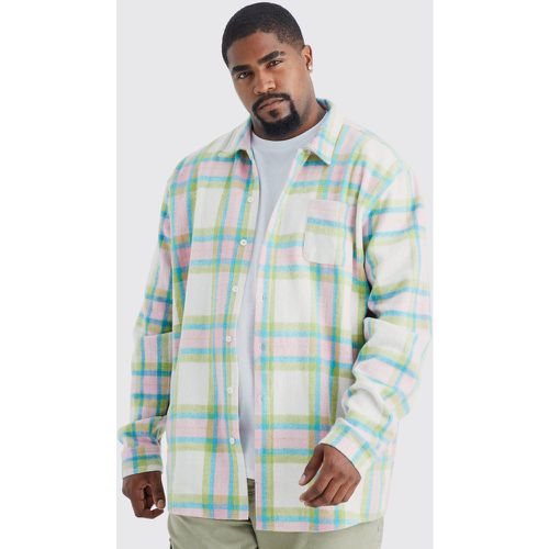 Grande taille - Chemise oversize à carreaux - - XXXL - Boohooman - Modalova