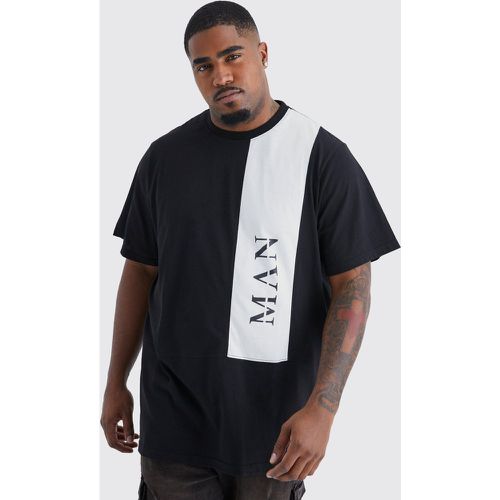 Grande taille - T-shirt color block - MAN - XXL - Boohooman - Modalova