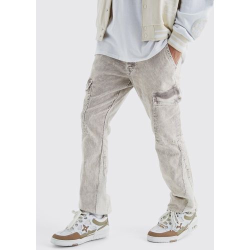 Pantalon cargo délavé - 32R - Boohooman - Modalova