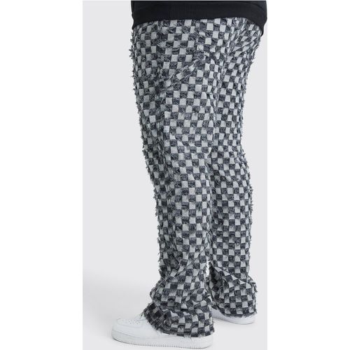 Grande taille - Pantalon flare à carreaux - 38 - Boohooman - Modalova