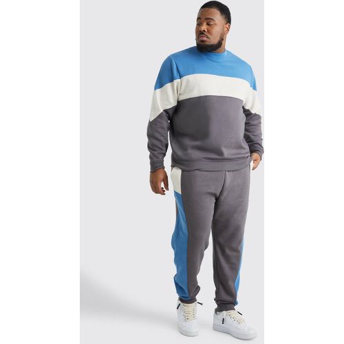 Grande taille - Survêtement color block - XXL - Boohooman - Modalova