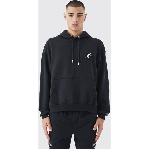 Sweat à capuche oversize basique - MAN homme - S - Boohooman - Modalova