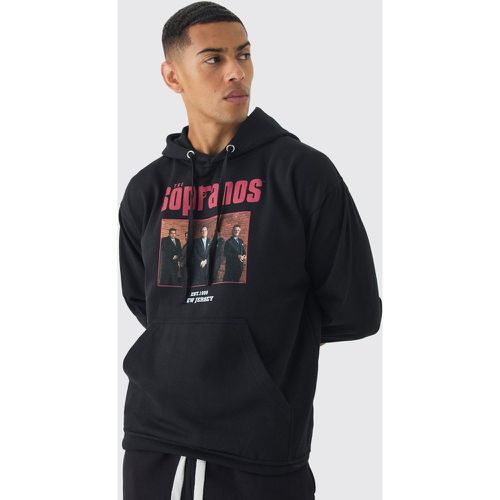 Sweat à capuche oversize à imprimé The Sopranos homme - S - Boohooman - Modalova