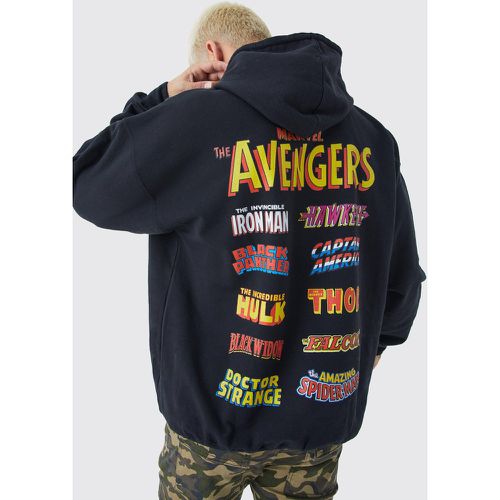 Sweat à capuche oversize Marvel à imprimé Avengers homme - S - Boohooman - Modalova