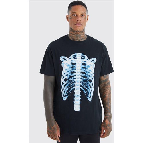 T-shirt oversize à imprimé rayon X - Halloween - Boohooman - Modalova