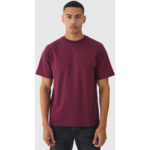 T-shirt oversize épais imprimé à col montant - XS - Boohooman - Modalova