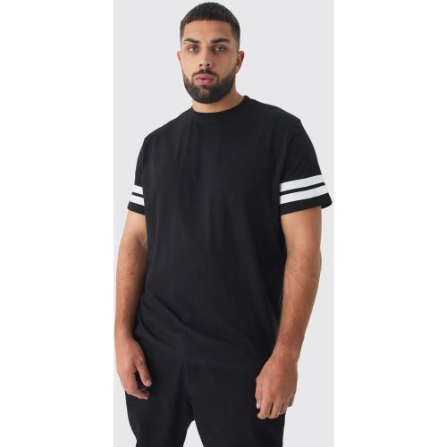 Grande taille - T-shirt à empiècements contrastants - XXL - Boohooman - Modalova