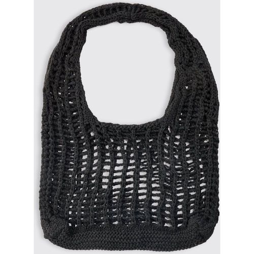 Open Knit Tote Bag - Boohooman - Modalova