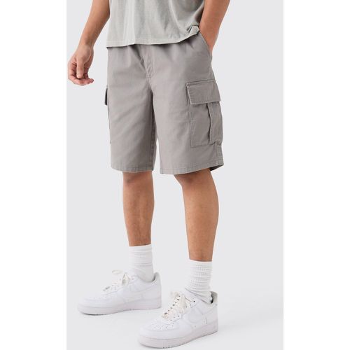 Short cargo large à taille élastiquée - M - Boohooman - Modalova