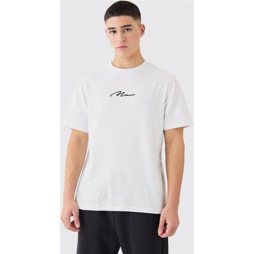 T-shirt MAN brodé - L - Boohooman - Modalova