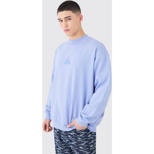 Sweat oversize à col montant - MAN homme - S - Boohooman - Modalova