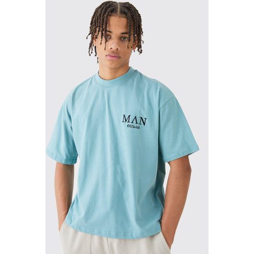 Man Oversized Boxy Extended Neck T-shirt - Boohooman - Modalova