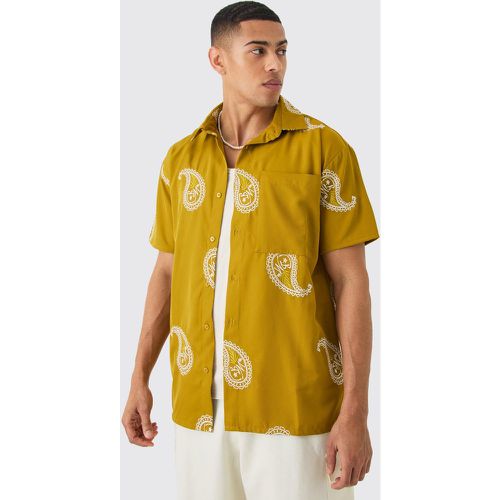 Chemise oversize à imprimé cachemire - M - Boohooman - Modalova