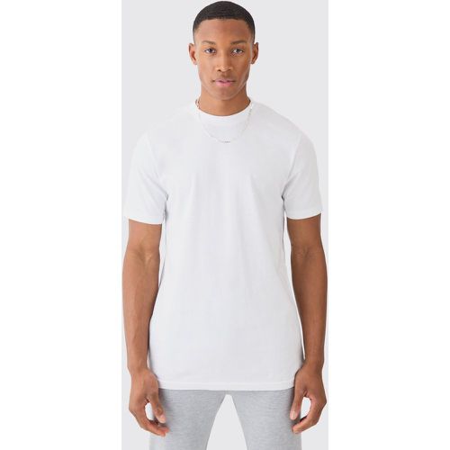 T-shirt cintré basique - S - Boohooman - Modalova