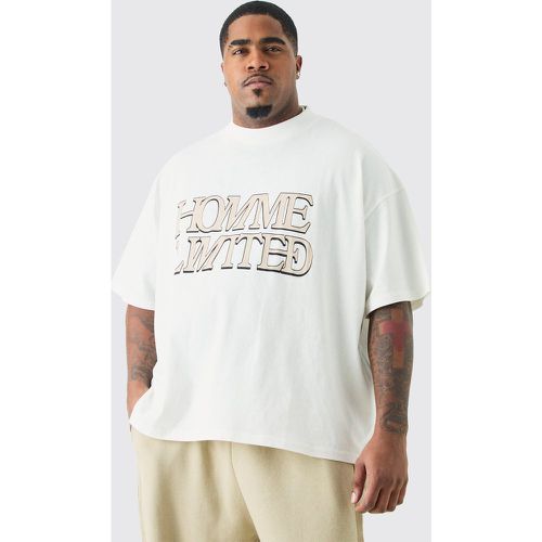 Grande taille - T-shirt oversize à col montant - XXL - Boohooman - Modalova