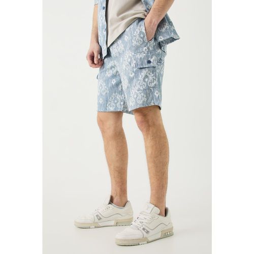 Tall - Short cargo texturé à taille élastiquée - S - Boohooman - Modalova