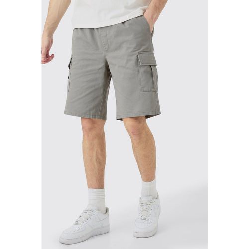 Tall - Short cargo large à taille élastiquée - 30 - Boohooman - Modalova